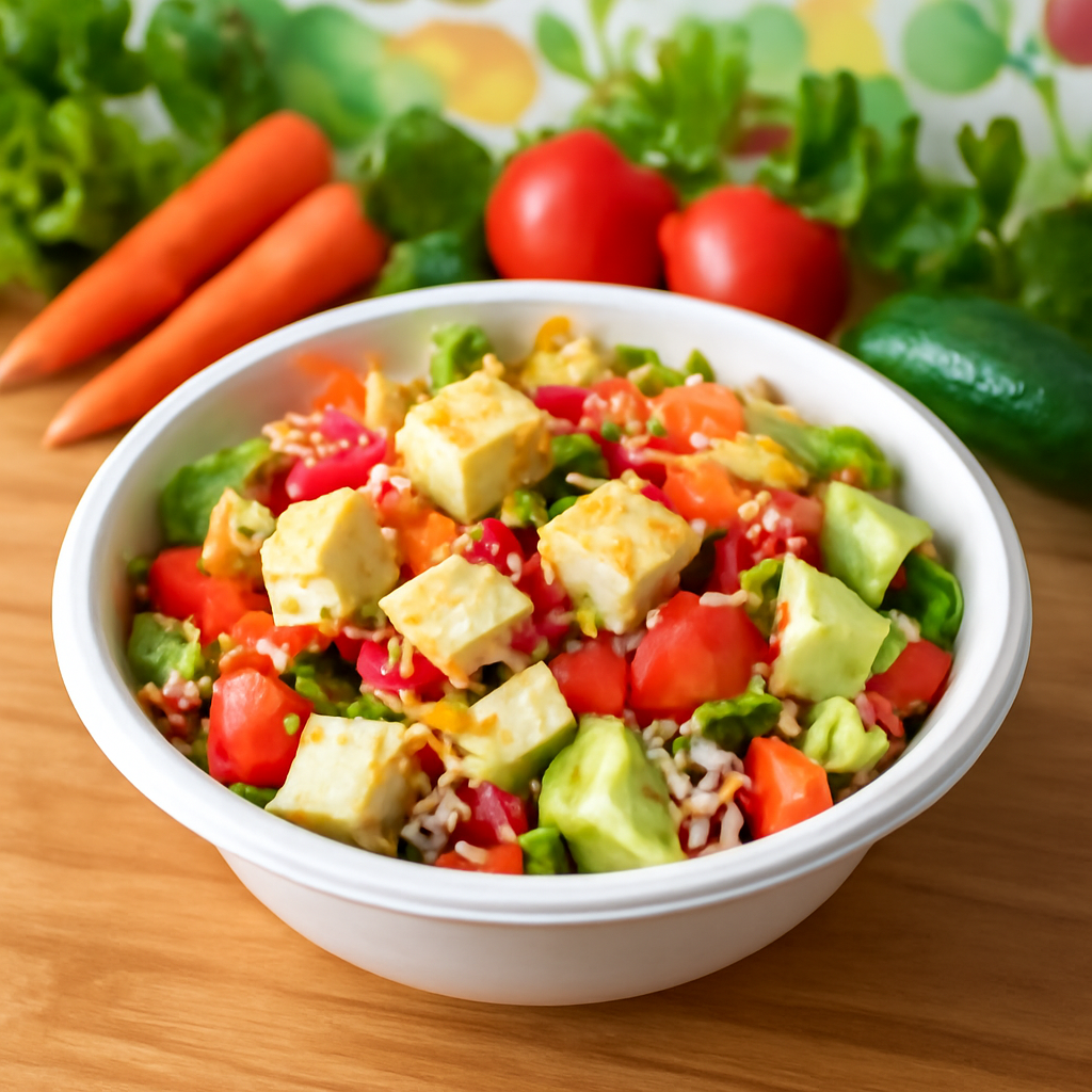 Fresh paneer protein salad bowl – Freshly Fruits Indore