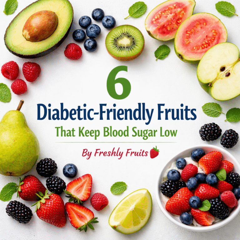 6 diabetic-friendly fruits that keep blood sugar low – berries, kiwi, guava, pear and avocado | Freshly Fruits Indore