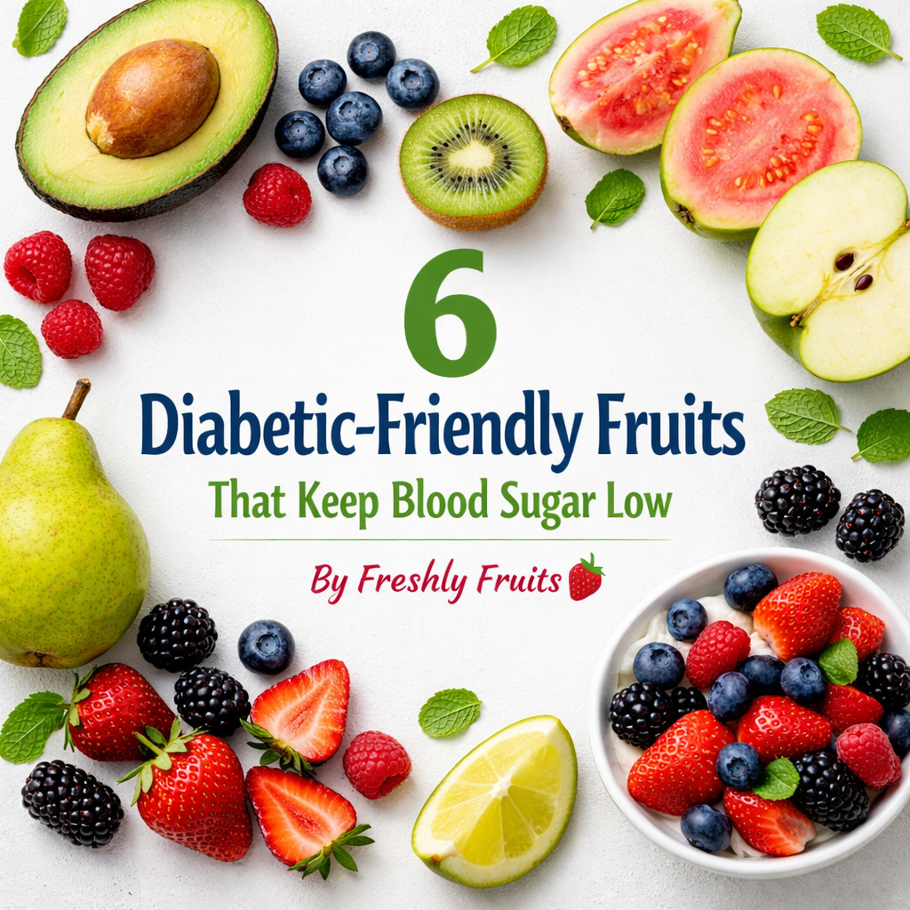 6 diabetic-friendly fruits that keep blood sugar low – berries, kiwi, guava, pear and avocado | Freshly Fruits Indore