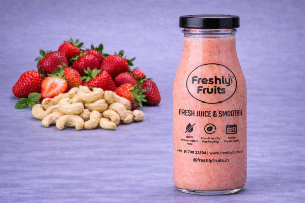 strawberry cashew smoothie